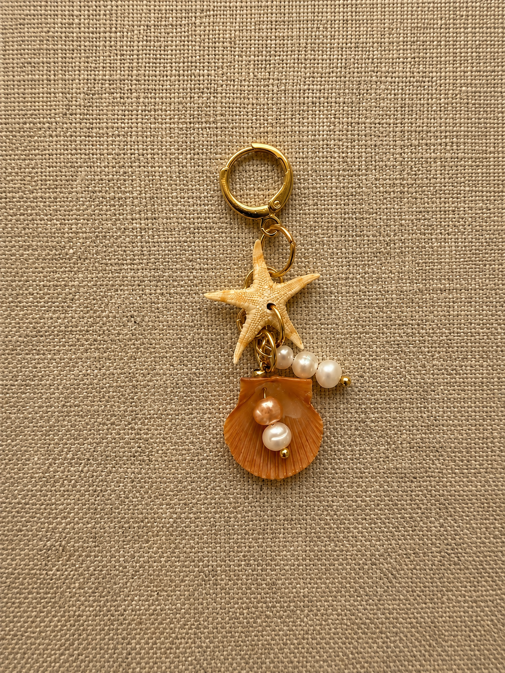 Coral Flame Bikini Charm