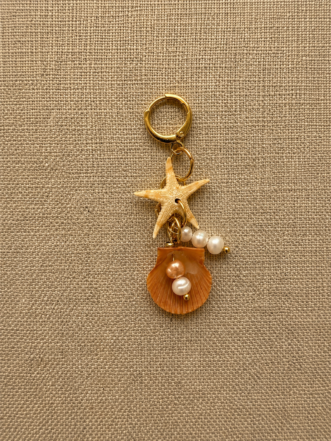 Coral Flame Bikini Charm