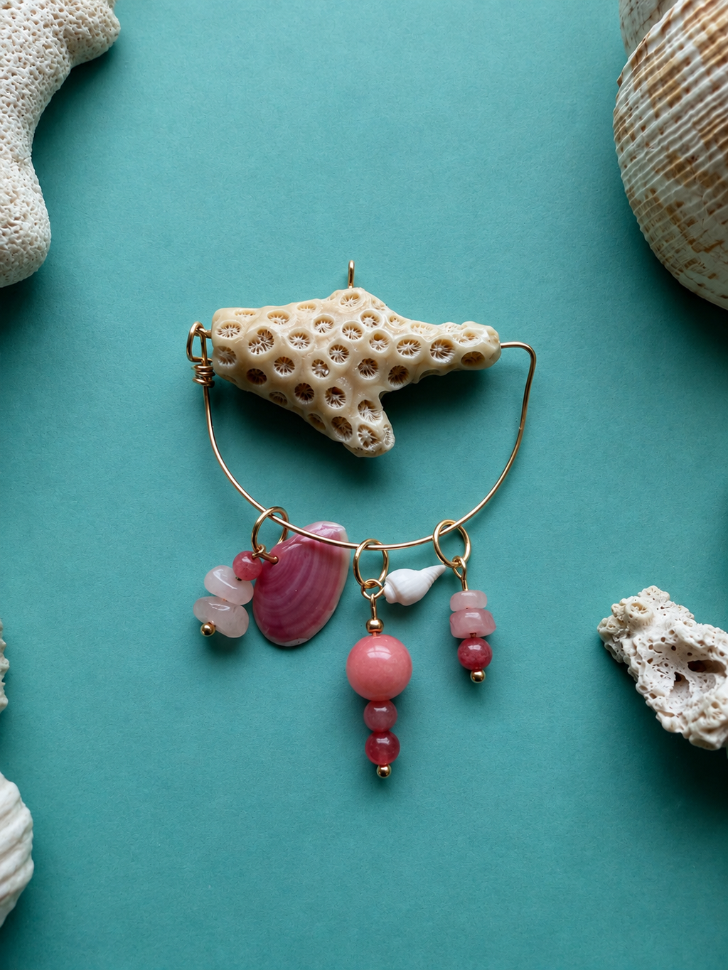 Rosy Tide Mini Charm Trio