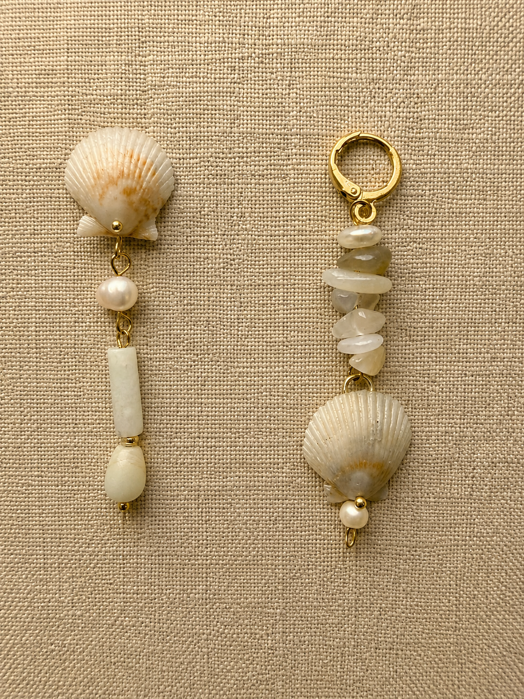 Sand and Stone Earrings