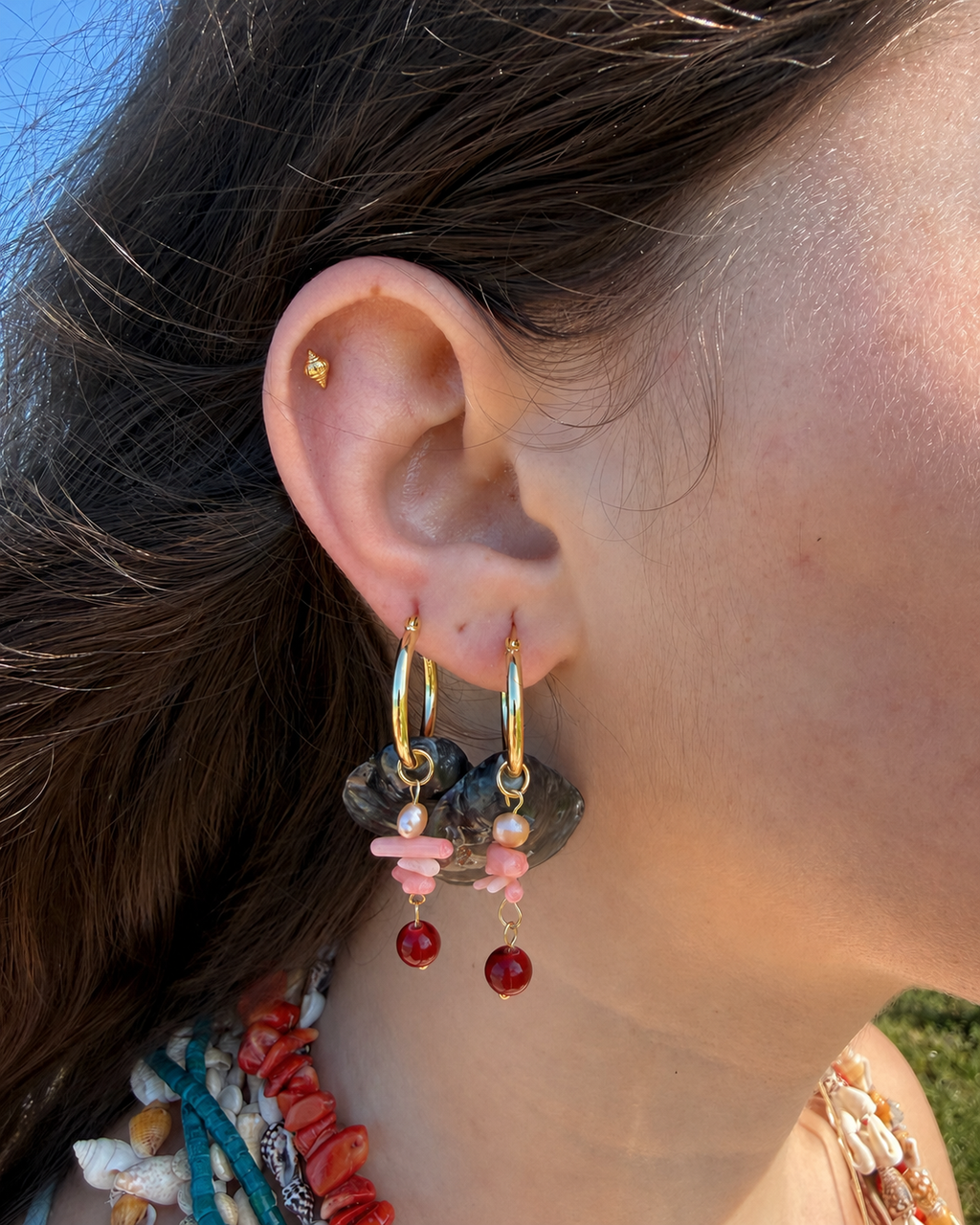Ocean Shadow Earrings