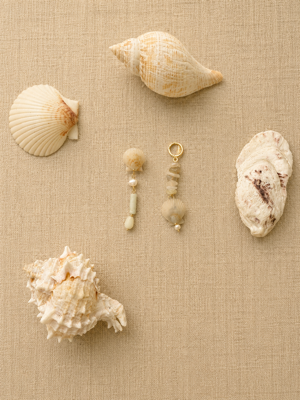 Sand and Stone Earrings