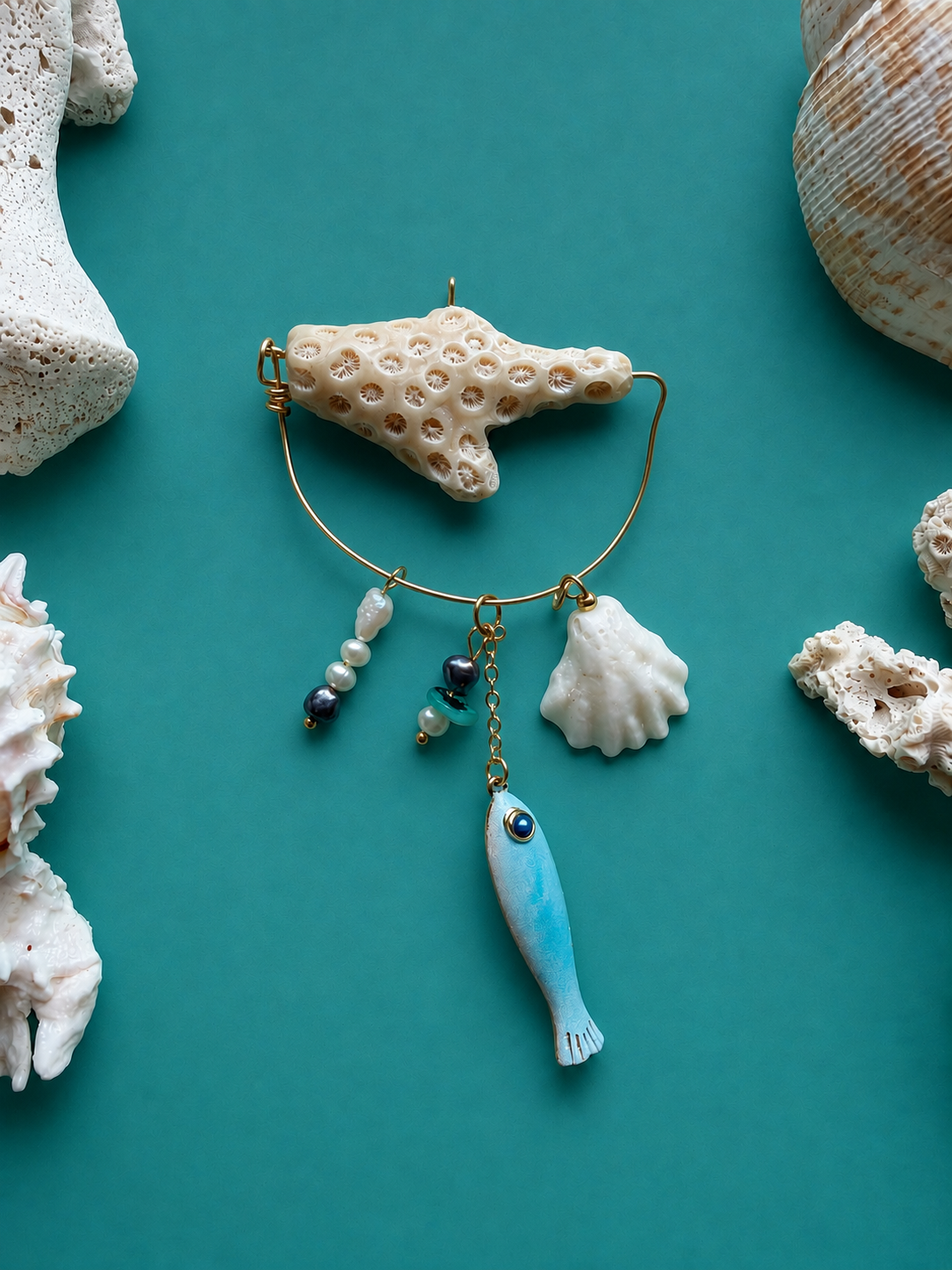 Blue Tide Mini Charm Trio