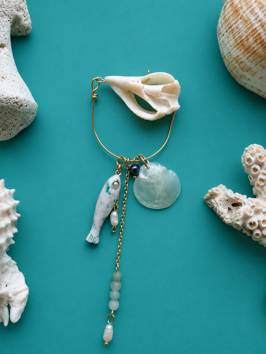 Sea Glass Mini Charm Trio
