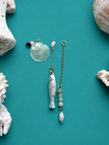 Sea Glass Mini Charm Trio