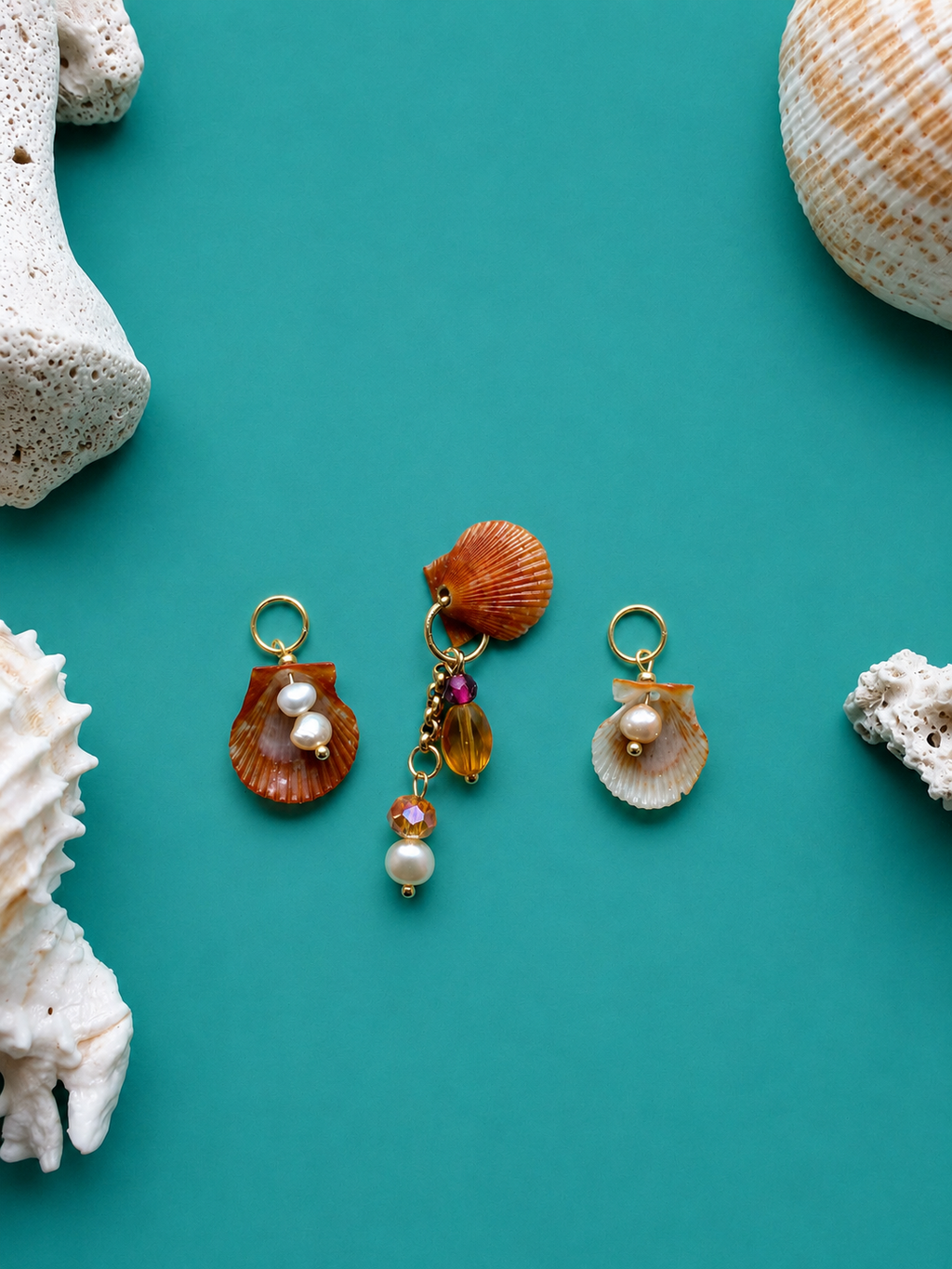 Golden Tide Mini Charm Trio