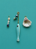Blue Tide Mini Charm Trio