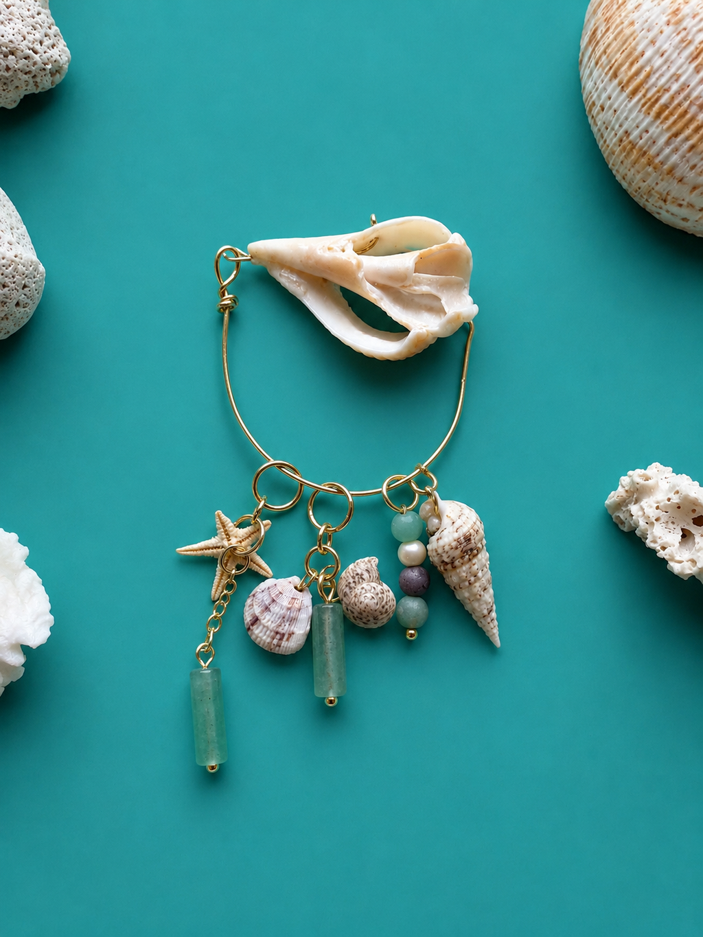 Seafoam Treasure Mini Charm Trio