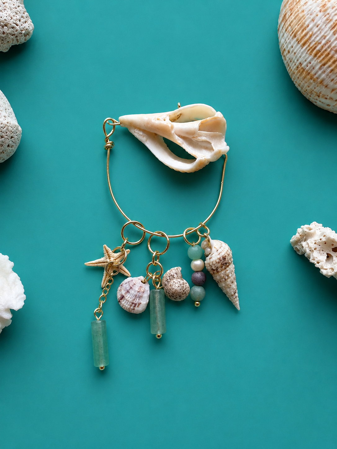 Seafoam Treasure Mini Charm Trio