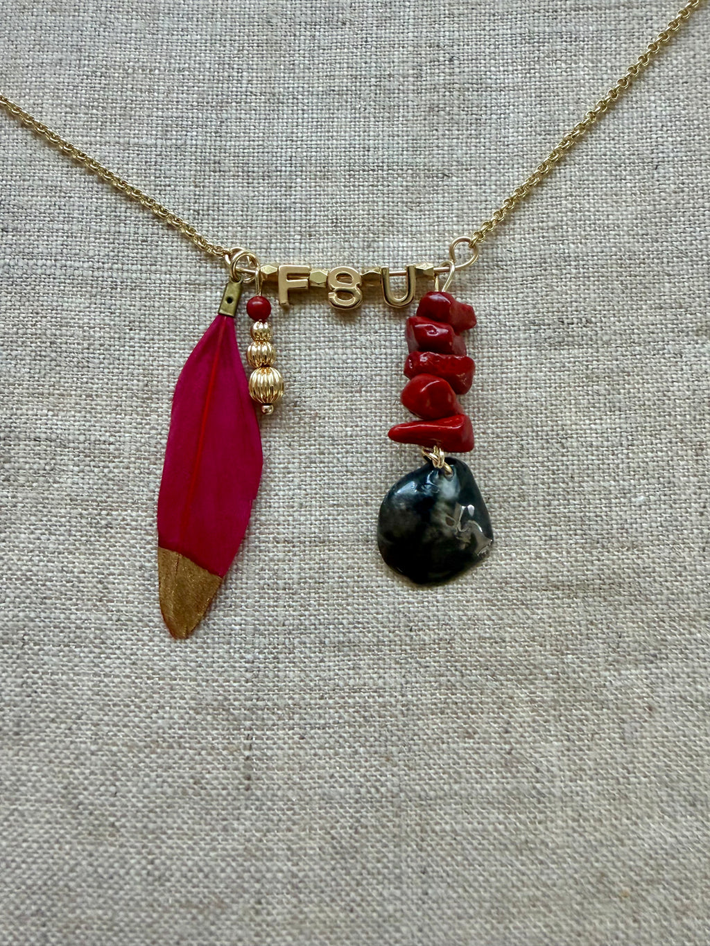Garnet Tide Necklace