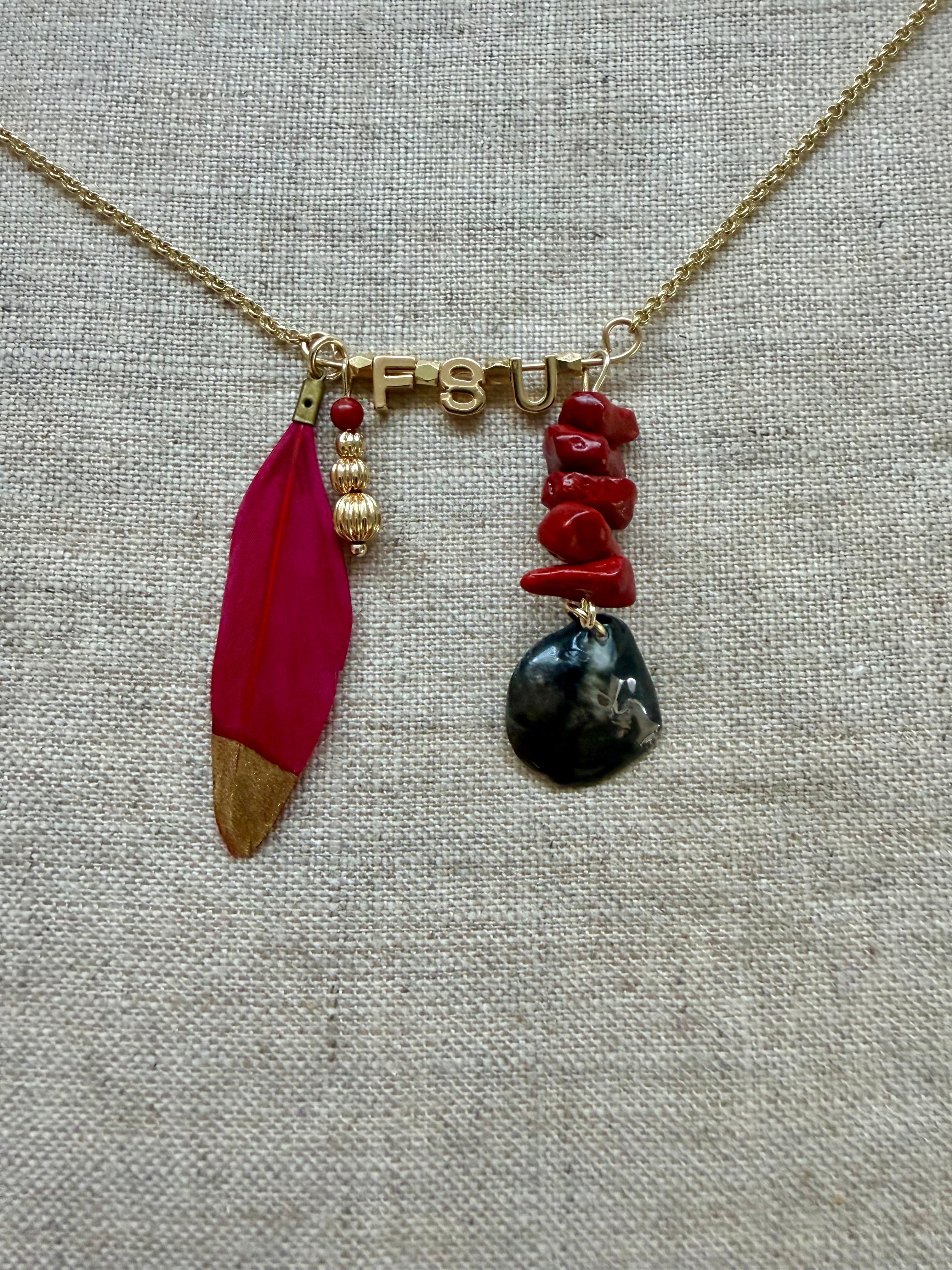 Garnet Tide Necklace