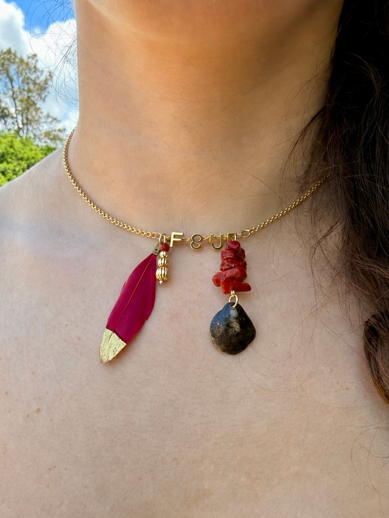 Garnet Tide Necklace