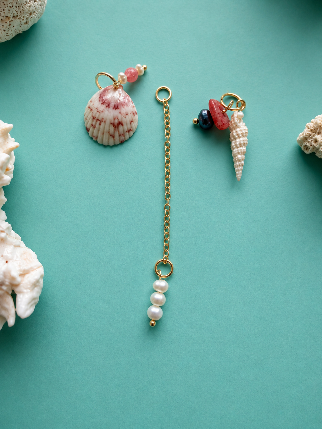 Pink Horizon Mini Charm Trio