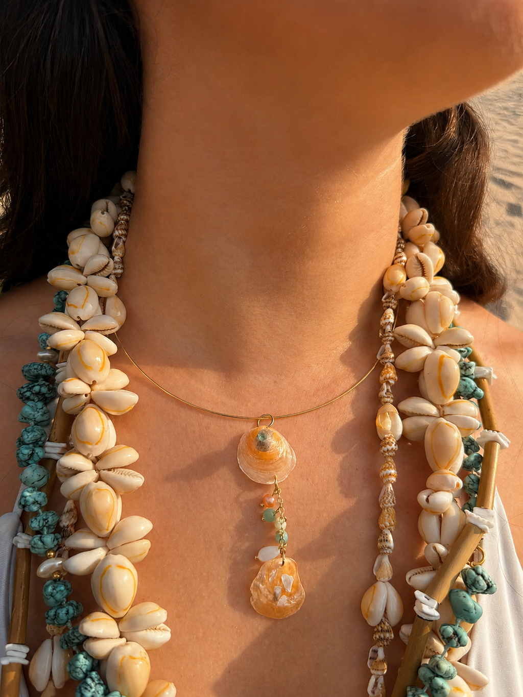 Sunset Glow Pendant Necklace